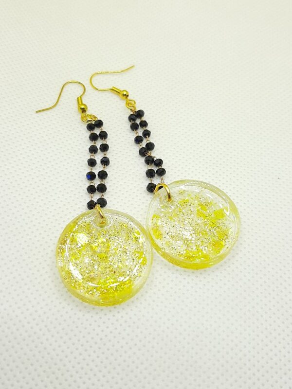 Σκουλαρίκια χειροποίητα ,,Ηλιόλουστη αγάπη,,