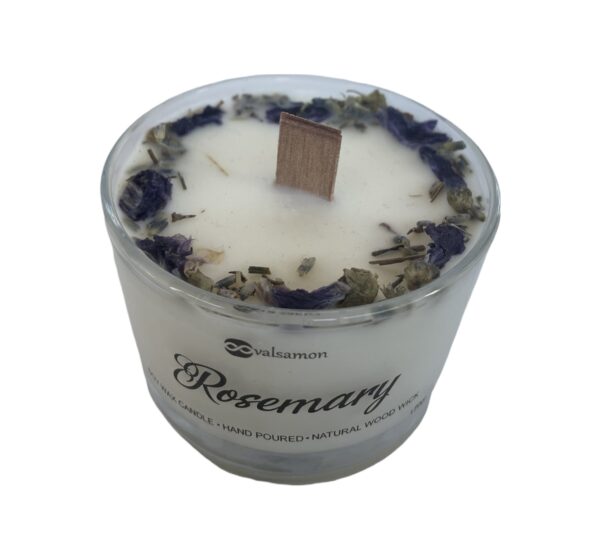 Αρωματικo κερi σογιάσ δεντρολίβανο